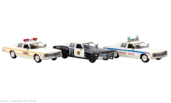 Brekina 90503 - H0 - 3-tlg. Set Monaco Polizei Im Auftrag des Herrn